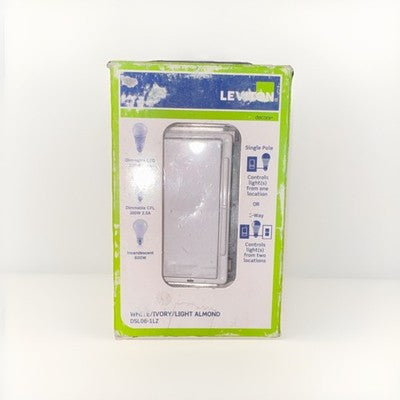 Leviton Slide Dimmer White 120V/15A DSL06