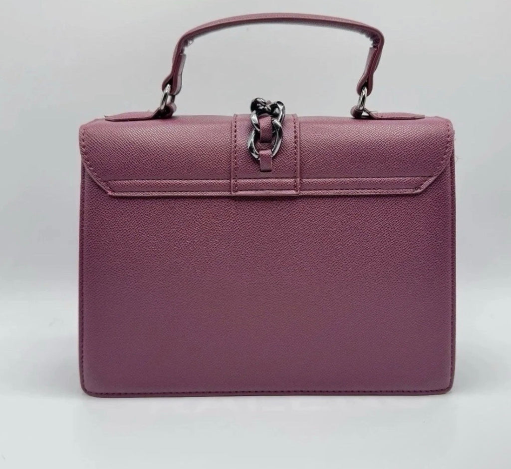 Badgley Mischka Top Handle Studs Bag Crossbody Red Burgundy 👜👜