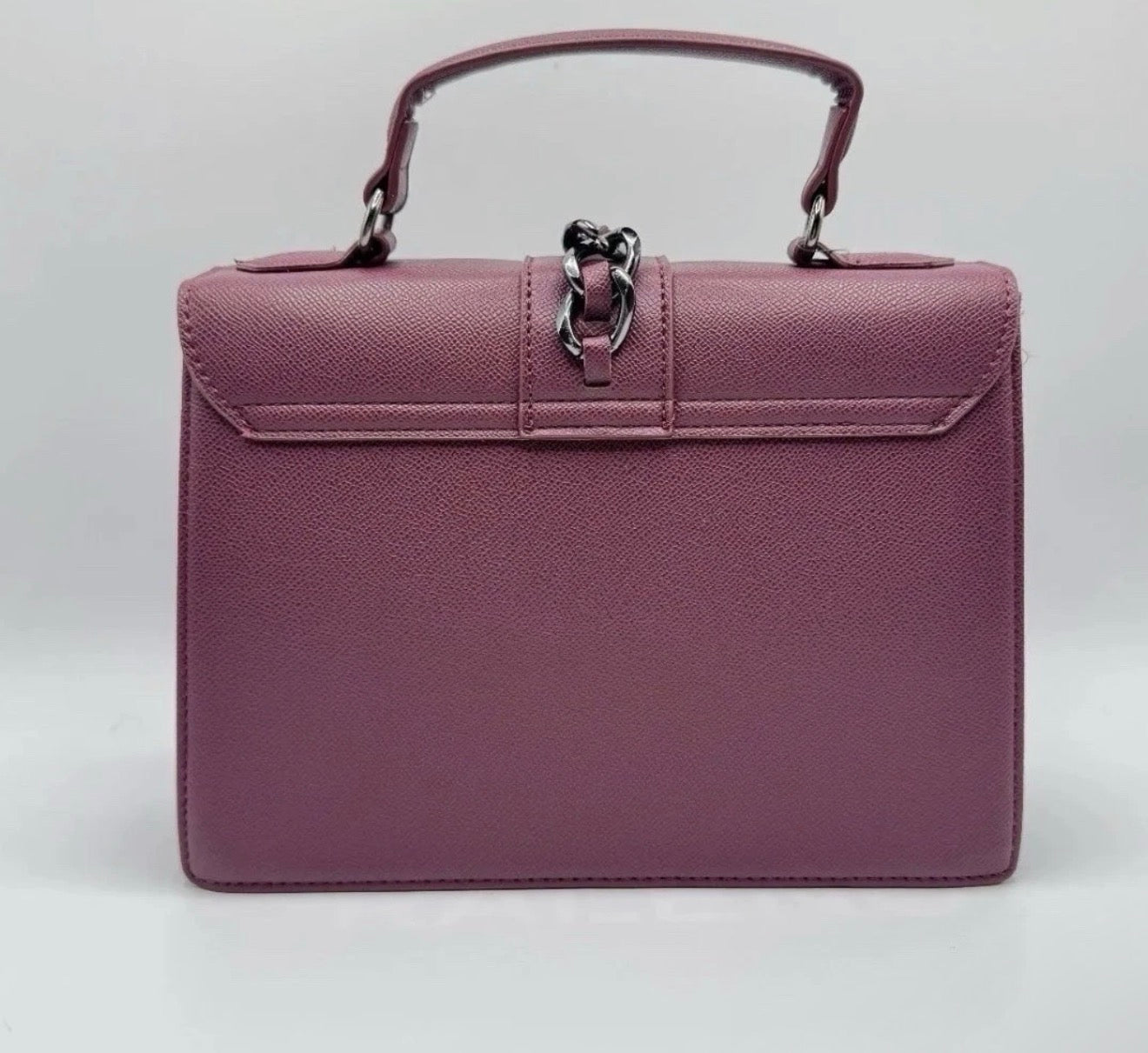 Badgley Mischka Top Handle Studs Bag Crossbody Red Burgundy 👜👜