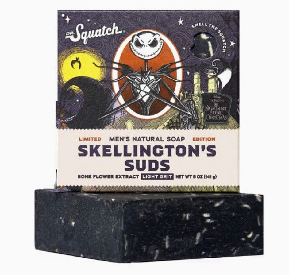 Limited Edition Men’s Natural Soap Dr. Squatch Skellington’s Suds